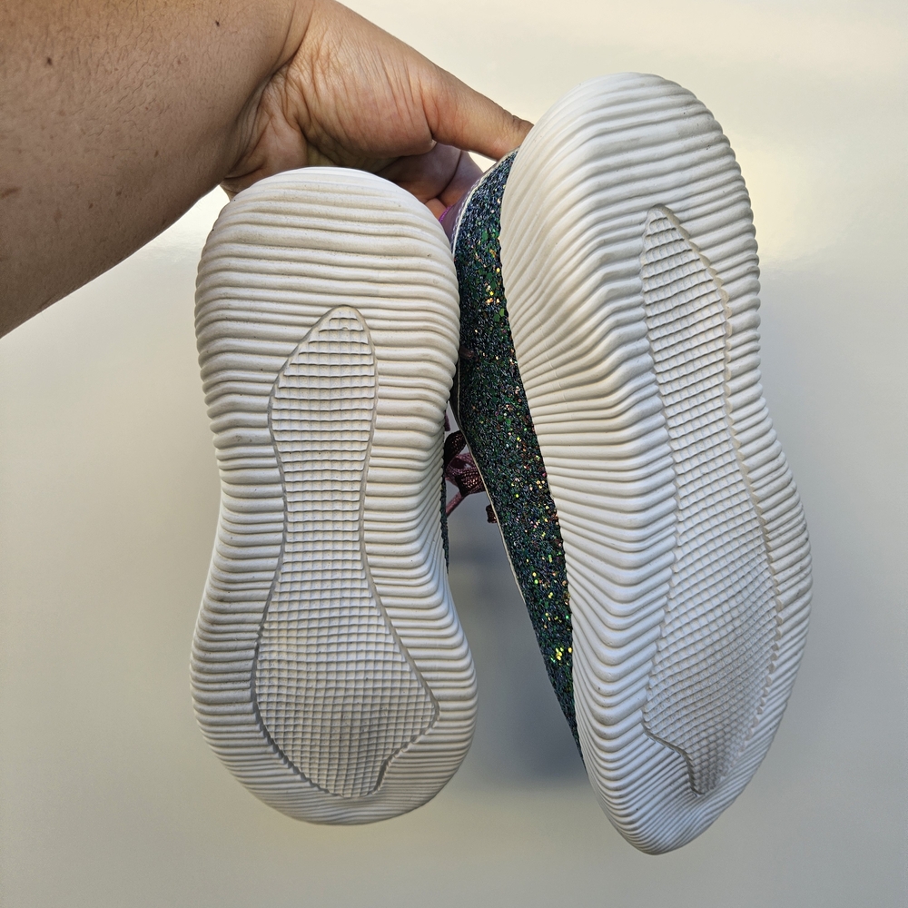 Women's Size 10 Glitter Iridescent Sneakers - Picture 3 of 6